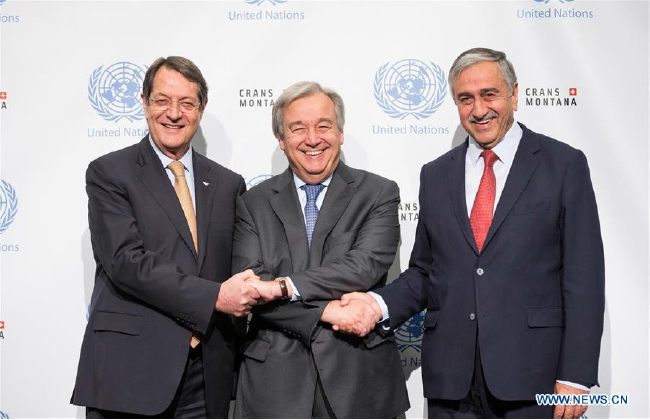UN Chief Arrives in Swiss Town to Push Forward Peace Talks on Cyprus 